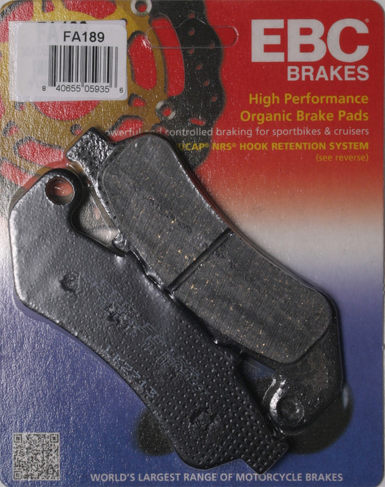 EBC Brakes FA189 Disc Brake Pad Set