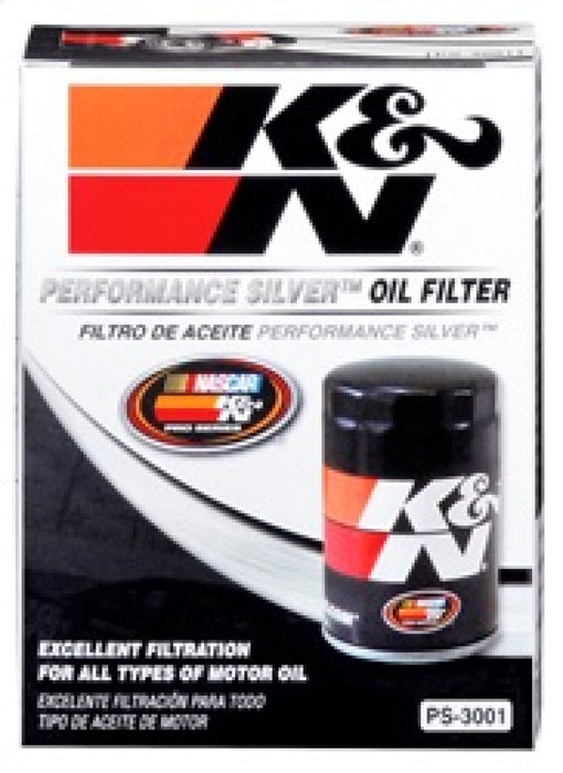 K&N Oil Filter for Ford/Audi/VW/Toyota/Mercury/Mazda/Compatible with Nissan/Compatible with Dodge/Lincoln/Volvo 3.656in OD PS-3001