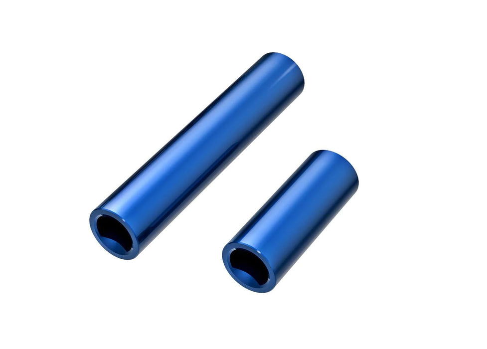 Traxxas 9752 Blue Aluminum Front and Rear Female Center Driveshafts for TRX-4M