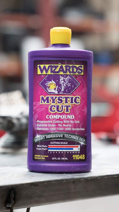 Wizards Buffing Liquid - Cutting Compounds & Polish Machine Glaze (32 oz, Mystic Cut Compound)