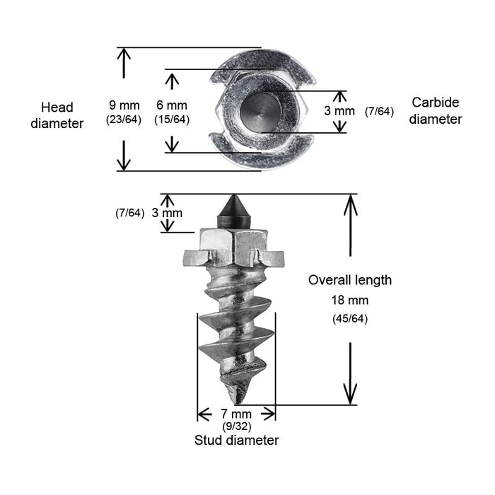 5/8"-15MM SHOULDER SCREW STUDS QTY 200