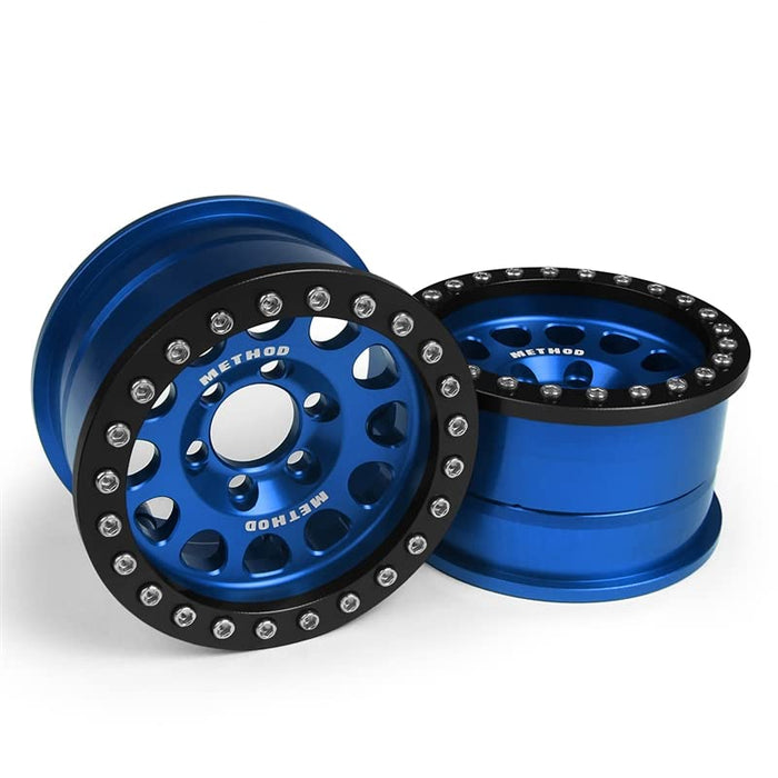 Vanquish Products Method 1.9 Race Wheel 105 Blue/Black Anodized Vps07916 Electric Car/Truck Option Parts VPS07916