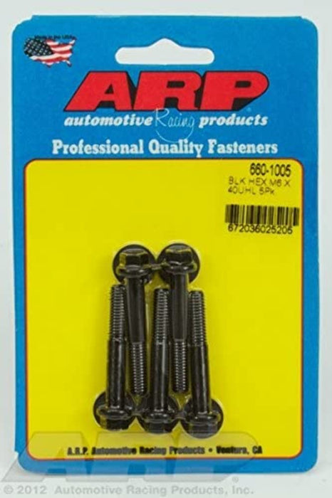 Arp Hex Bolt, M6 X 1.00", Pack Of 5 660-1005