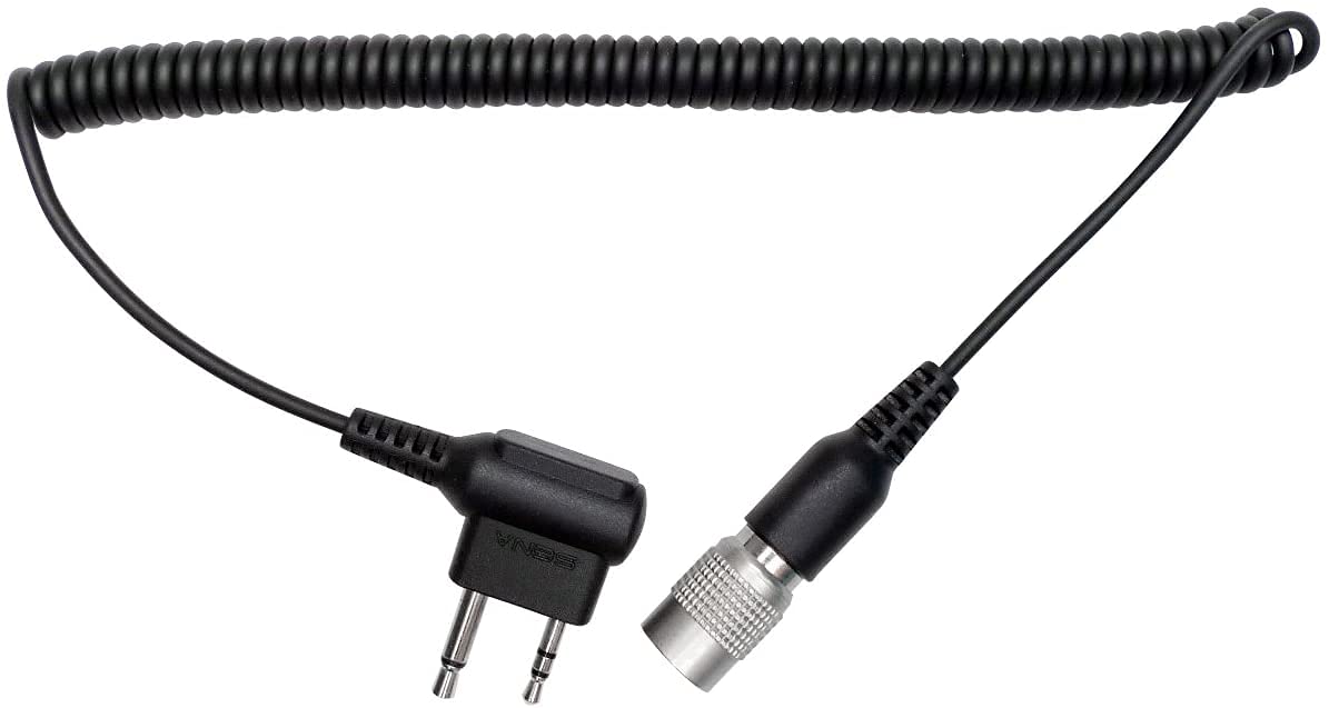 Sena SC-A0115 2-Way Radio Cable for Midland Twin-Pin Connector , black