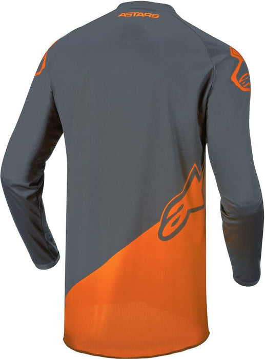 Alpinestars Youth Racer Compass Jersey Black/Yellow Fluo/Coral Yl (3772122-1534-L)