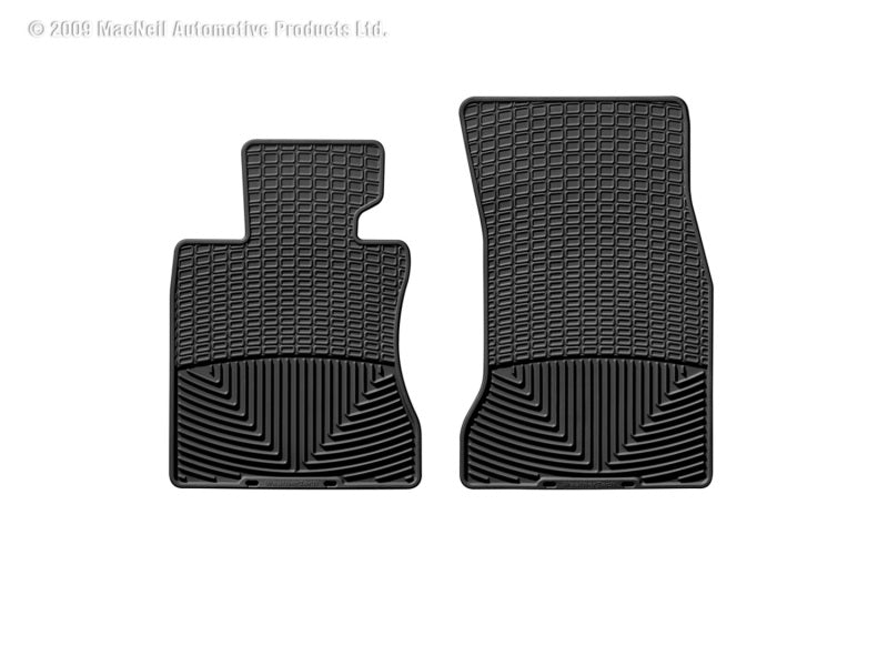 WeatherTech 04-07 BMW 525i Front Rubber Mats Black W62