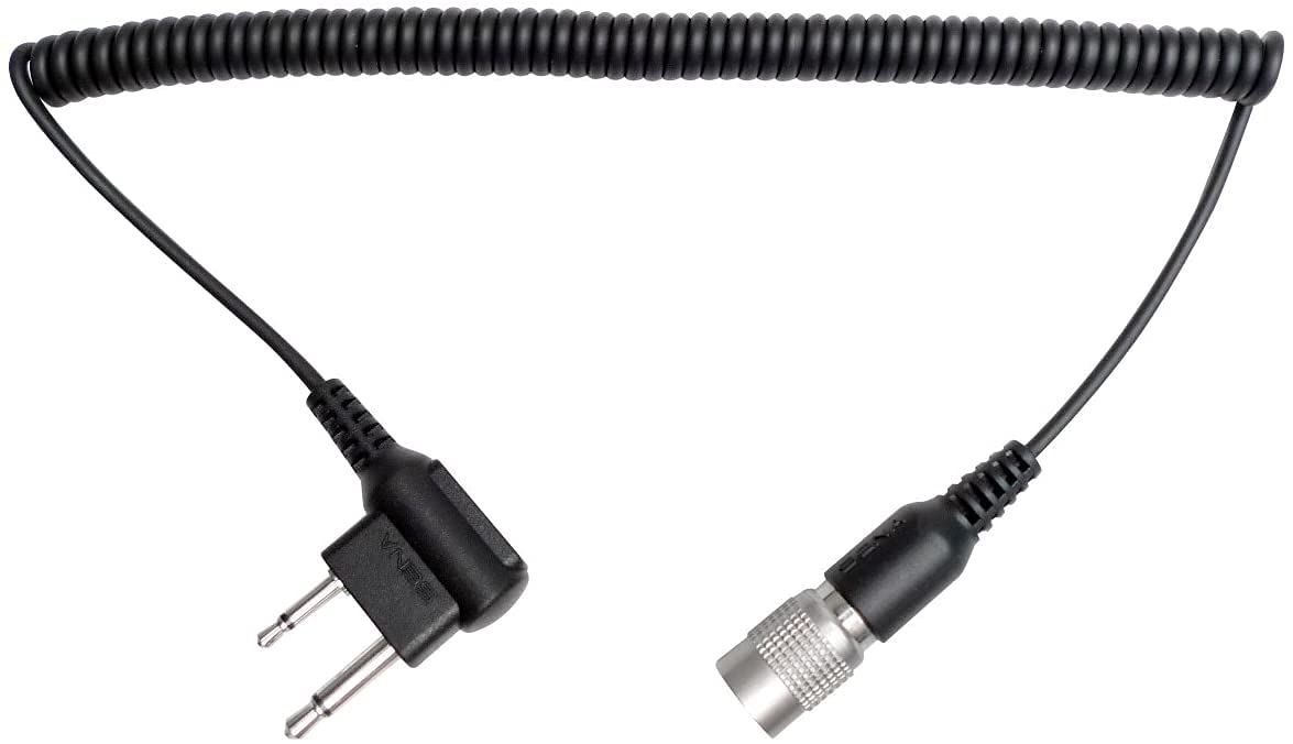 Sena SC-A0113 2-Way Radio Cable for Icom Twin-Pin Connector , Black