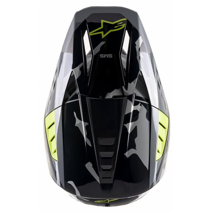 Alpinestars 83039211592-XS S-M5 Rover Helmet - Anthracite/Yel Fluo/CamoXS