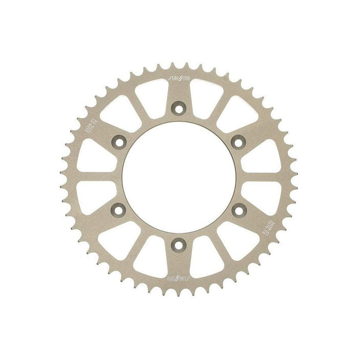 Sunstar Aluminum Rear Sprocket (520 / 52T) (Silver) Compatible With 02-19 HONDA CRF450R