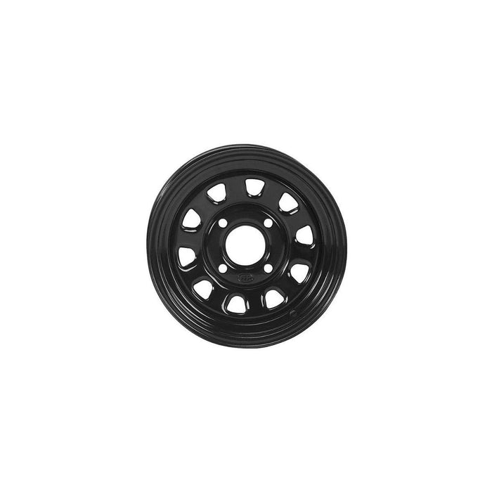 Itp Delta Steel Black Wheel With Machined Finish (12X7"/4X137Mm) 1225571014