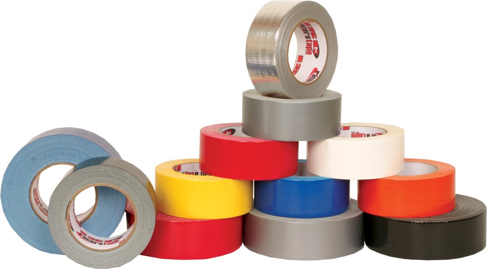 ISC RT3002 Standard-Duty Racer's Tape Roll, 180' Length x 2" Width, Blue (Case of24)