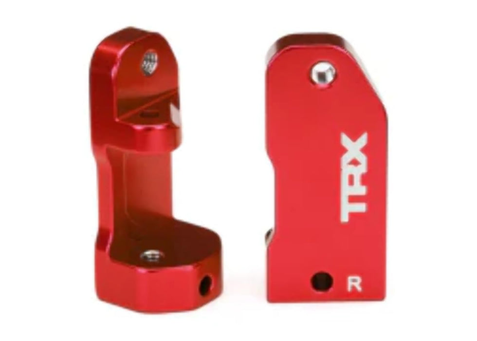 Traxxas 3632X Red-Anodized Aluminum Caster Blocks 30 Degree (L&R)