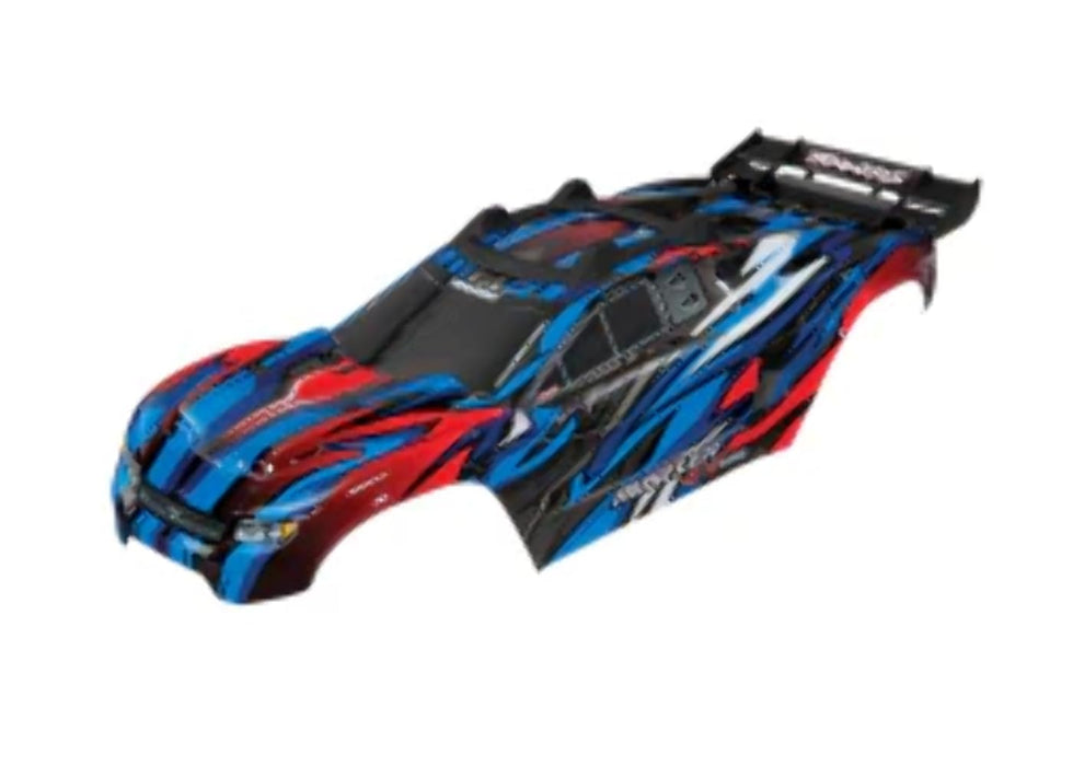 Traxxas 6717A Body Blue: Rustler 4X4 VXL