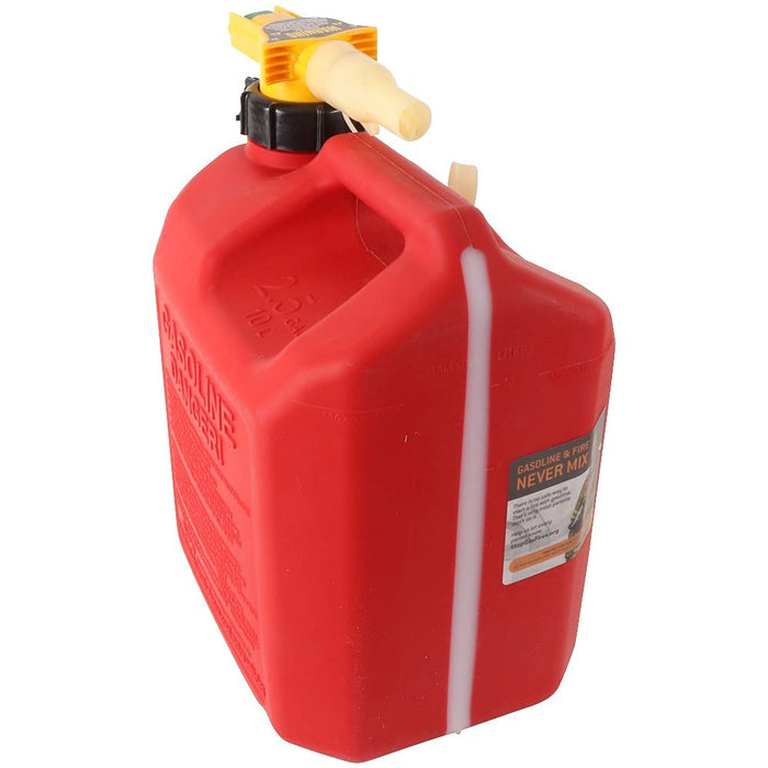 No-Spill Stens 2 1/2 Gallon Fuel Can 765-102 For No-Spill 1405, 765-102, 11.75" x 8" x 10"", Red