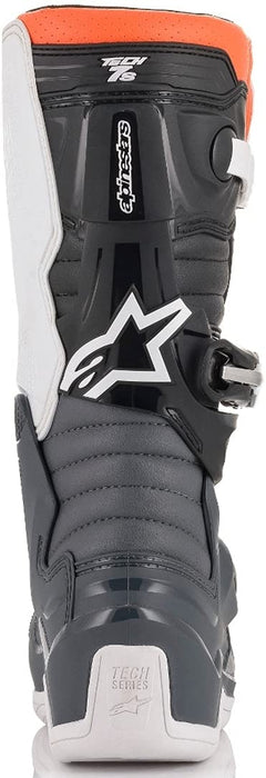 Alpinestars 2015017-1124-08 Tech 7S Boots Blk/Gry/Wht/Fluo Org Sz 08