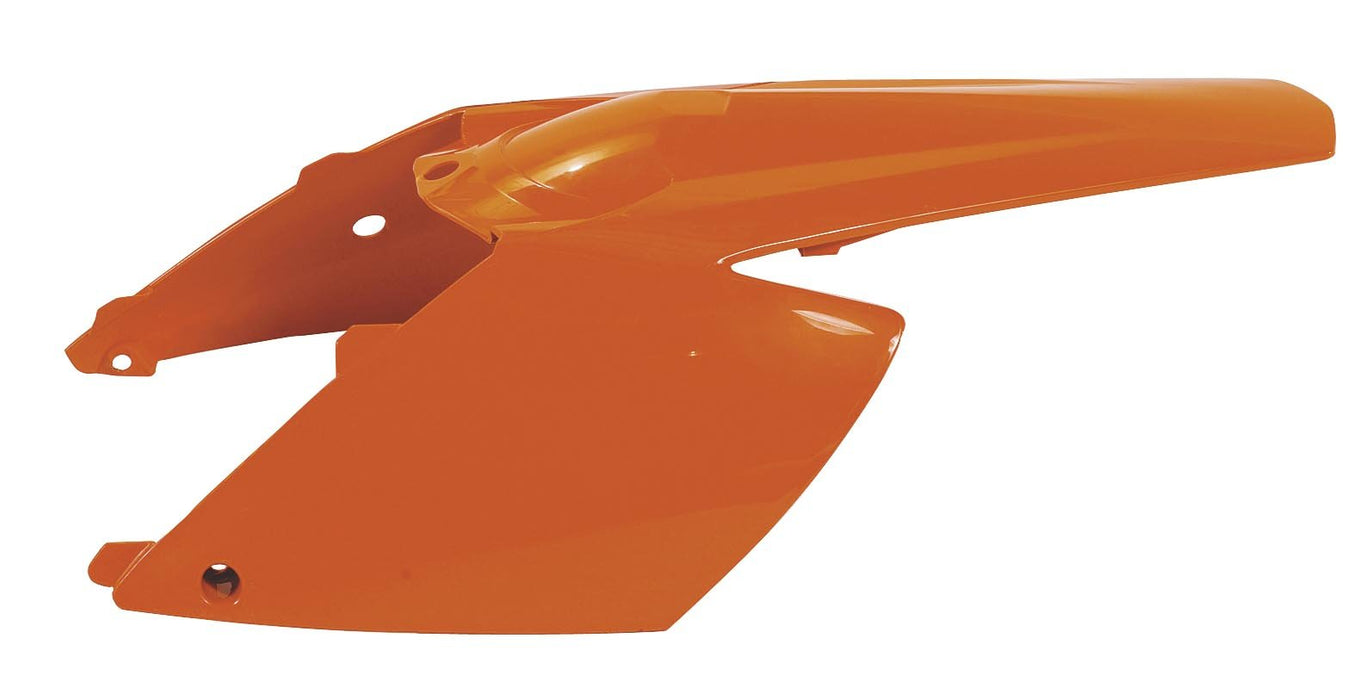 Acerbis Rear Fender Side Panel Orange Ktm Exc 03-07 2071120237