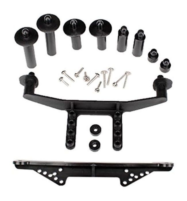 Traxxas Front & Rear Body Mount with Body Posts Body Post Extensions & Hardware Black