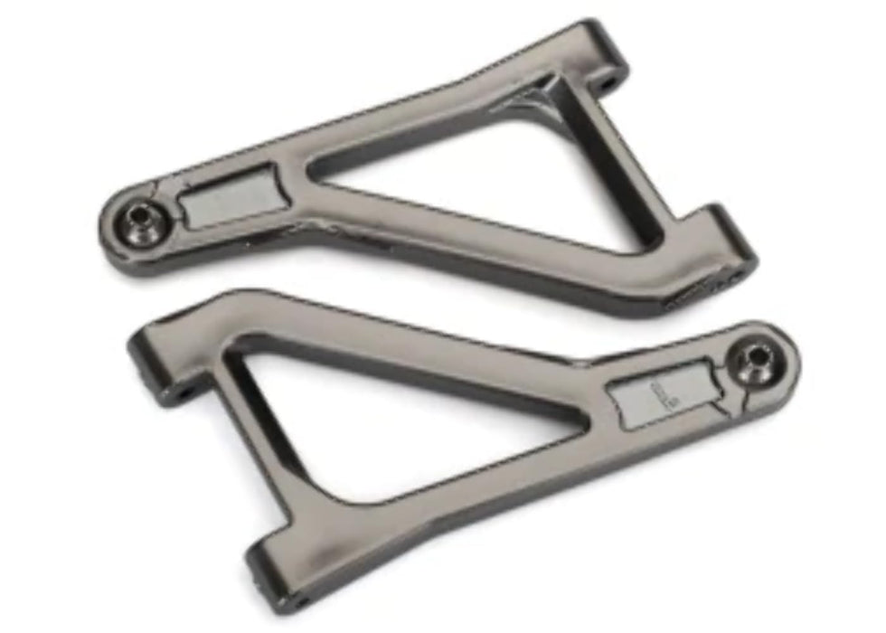 Traxxas Left/Right Upper Assembled Suspension Arms (Satin Black Chrome-Plated)