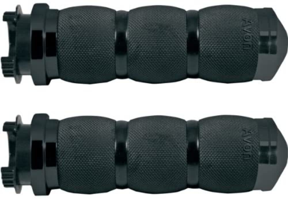 Avon Grips Avon Tyres Unisex-Adult Grips (Black, One_Size), 2 Pack MT-AIR-90-AN-B