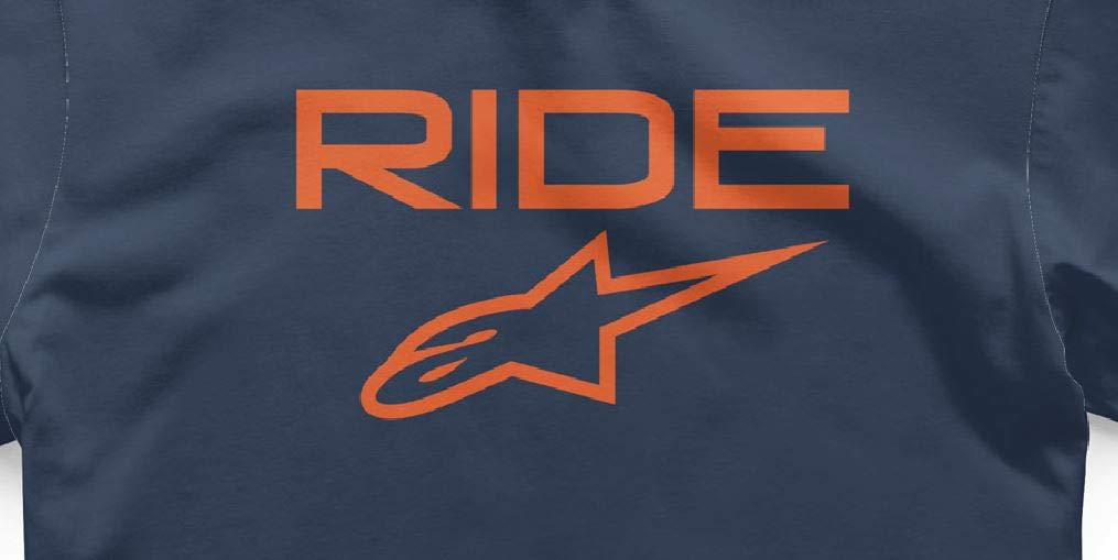 Alpinestars Standard Ride 2.0 Tee Navy/Orange Sm, Multi, one_Size