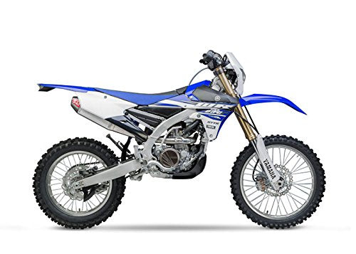 Yoshimura Rs-4 Full System Exhaust (Signature/Aluminum With Carbon Fiber End Cap) Compatible With 14-18 Yamaha Yz250F 231010D321