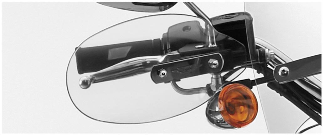 National Cycle Clear Hand Deflectors for Suzuki 2001-04 VL800 Intruder Volusia,