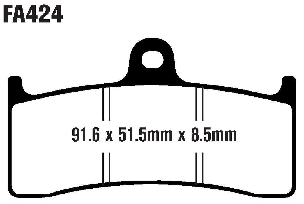 EBC Brakes FA424 Disc Brake Pad Set