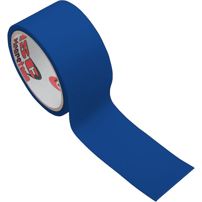 ISC RT2002 Standard-Duty Racer's Tape Roll, 90' Length x 2" Width, Blue (Case of54)