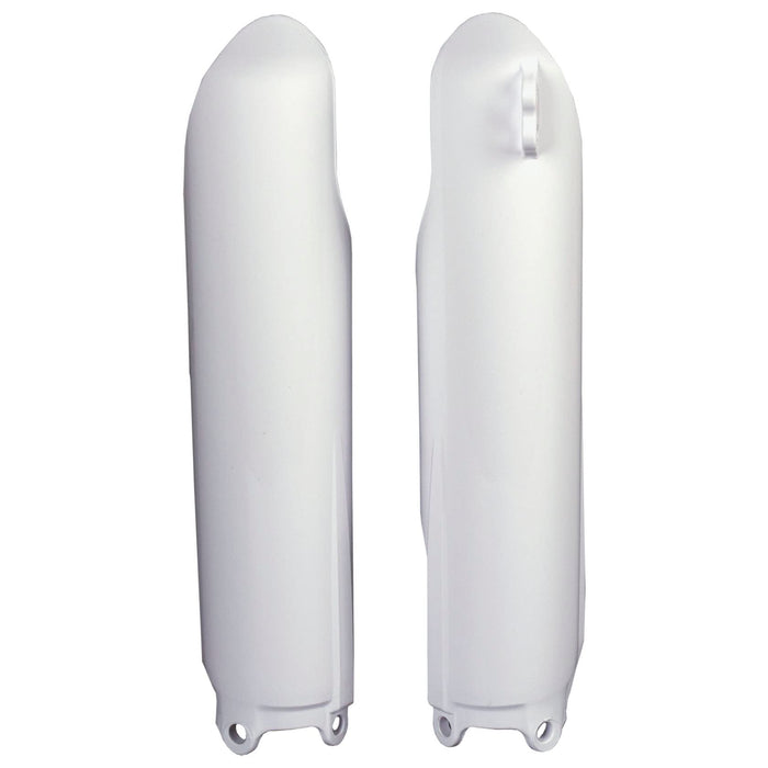 Polisport Fork Guards White for Yamaha ALL YZ 08-09