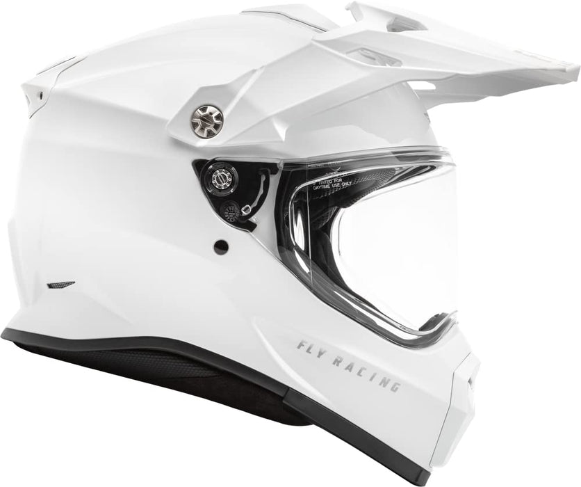 Fly Racing Trekker Helmet (White, Small)