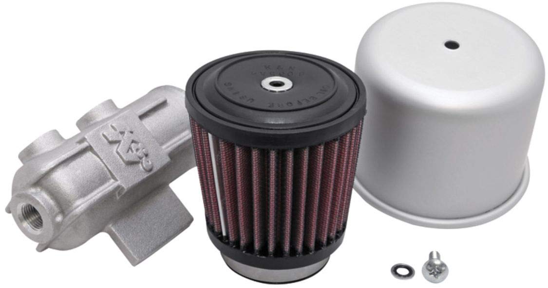 K&N Vent Air Filter/ Breather: High Performance, Premium, Washable, Replacement Engine Filter: Flange Diameter: 2 In, Filter Height: 3.5 In, Flange Length: 0.625 In, Shape: Breather, 62-1400
