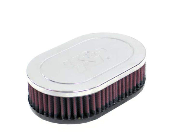 K&N Universal Clamp-On Air Filter: High Performance, Premium, Washable, Replacement Engine Filter: Flange Diameter: 1.5625 In, Filter Height: 2 In, Flange Length: 0.625 In, Shape: Oval, Rc-2240 RC-2240