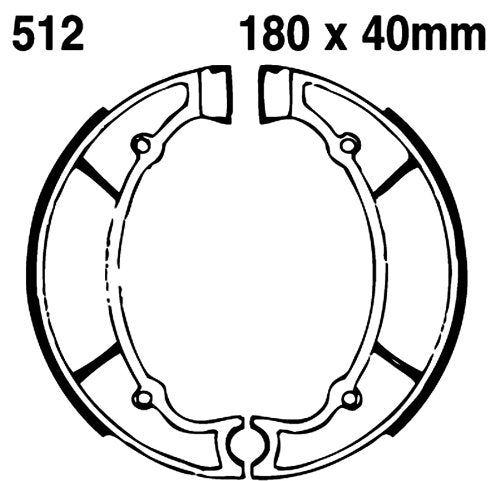 EBC Brakes 512 Brake Shoe