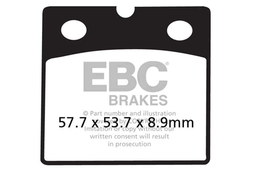 EBC Brakes FA171HH Disc Brake Pad Set