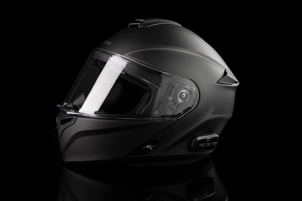 Sena Outrush R Solid Helmet Large Matte Black