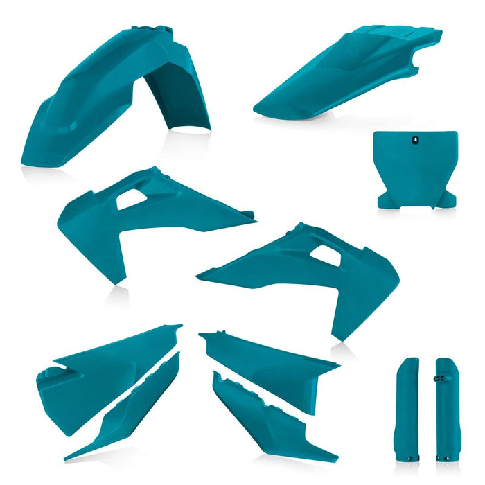 Acerbis Full Plastic Kit (Teal Metallic) For 19-22 HUSQVARNA FC250