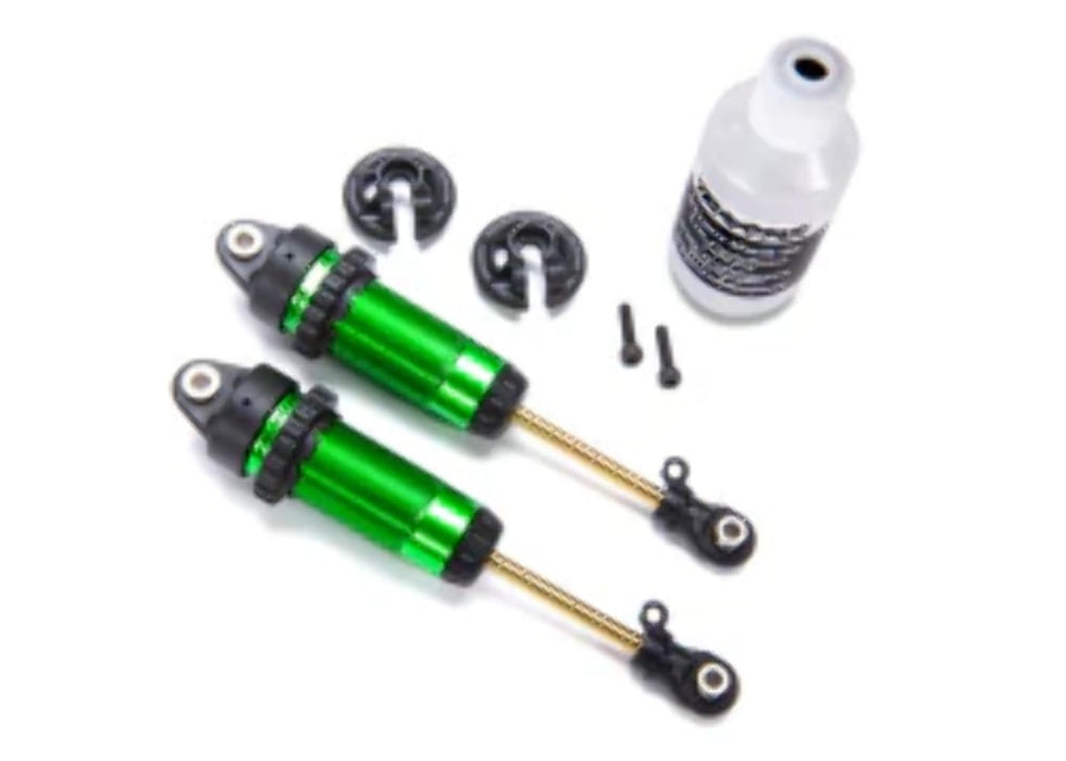 Traxxas 7462G Shocks GTR xx-Long Green-Anodized PTFE-Coated Bodies with TiN shafts (Fully Assembled without Springs) (2)