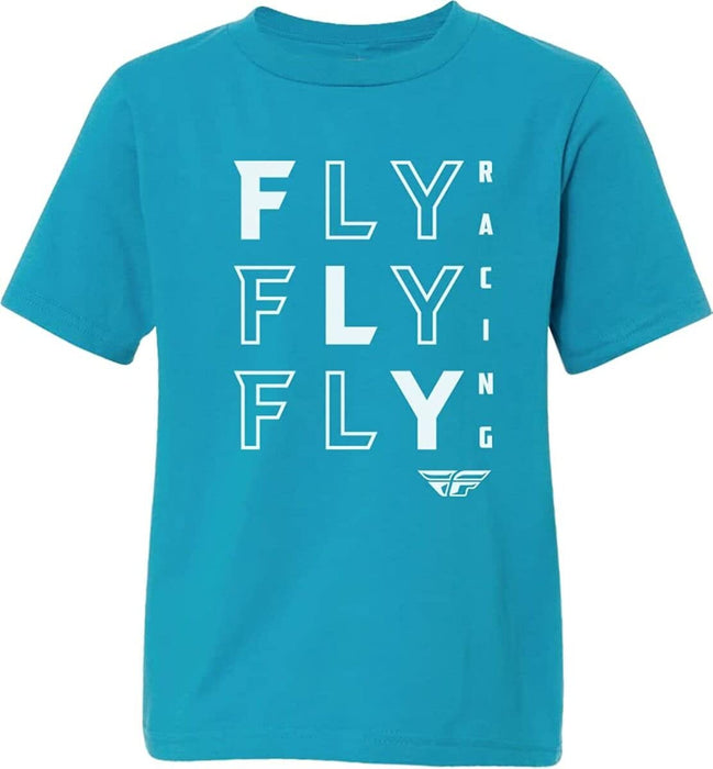 Fly Racing 356-0171YS Youth Fly Tic Tac Toe Tee Blue Ys