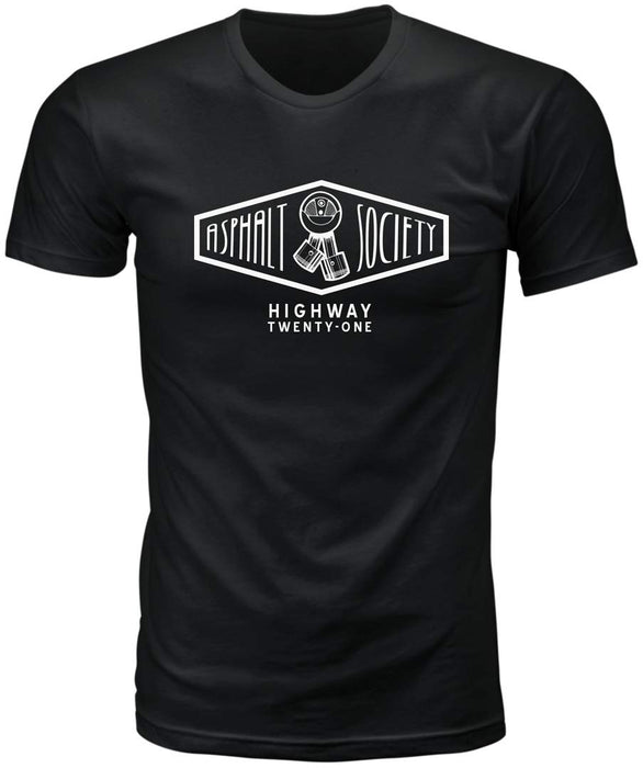 Highway 21 Men's Asphalt Society Tee (Black, Small)