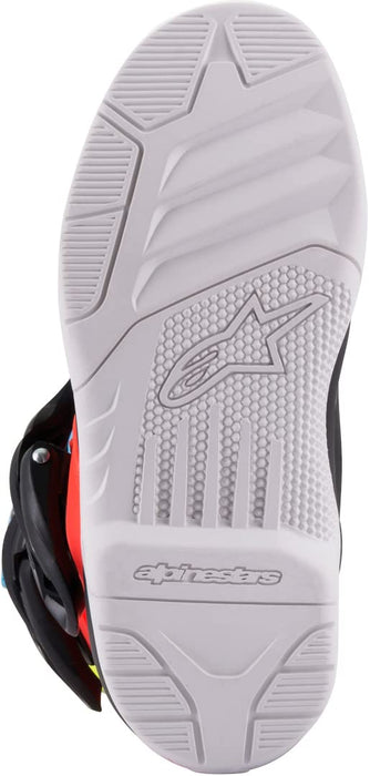 Alpinestars Tech 3S Kids Boots Blk/Ylw Fluo/Red Fluo (Size 11) (2014518-1538-11)