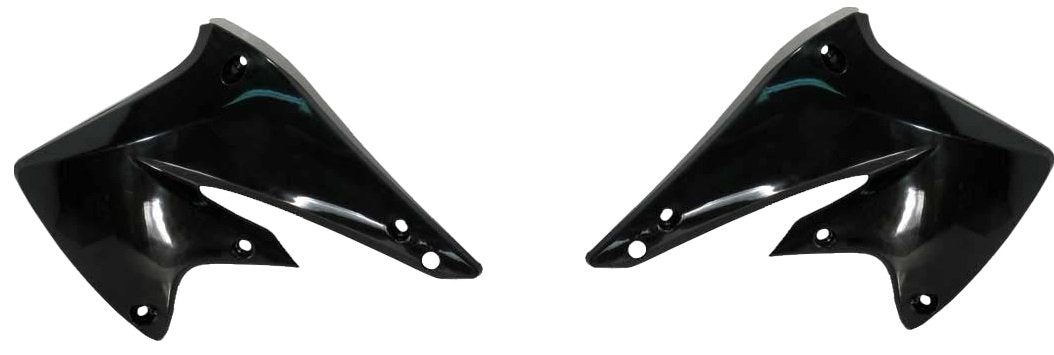 Acerbis Radiator Shroud Set (Black) Compatible With 04-05 Kawasaki Kx250F 2043700001