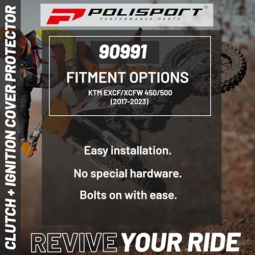 Polisport - 90991 - KIT CLUTCH + IGNITION BLACK KTM/HUS