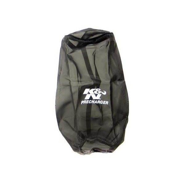 K&N Precharger Air Filter Wrap Black Universal Polyester 12in Height 6in Base Inside Diameter 22-8034PK