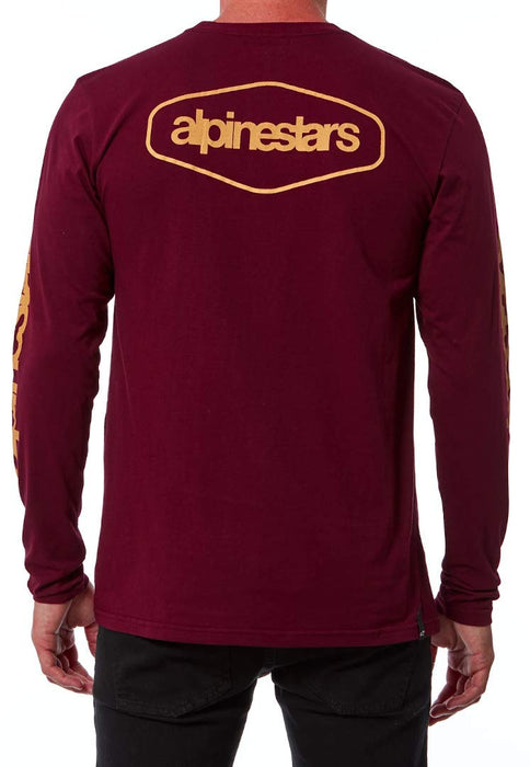 Alpinestars 1210-71002-838-XL Outland Premium Ls Tee Maroon Xl