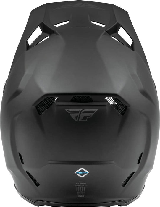 Fly Racing Adult Formula CC Solid Helmet (Matte Black, X-Small)