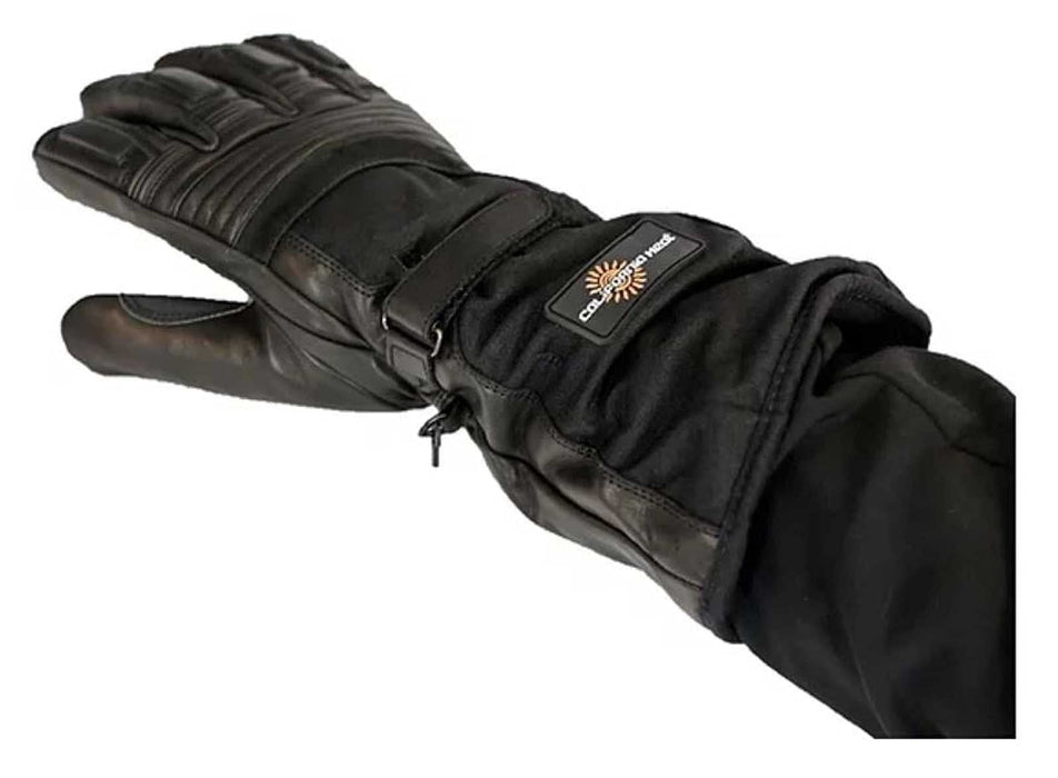 California Heat 12V Heated Wind & Water Proof Riding Gauntlet Gloves (S)