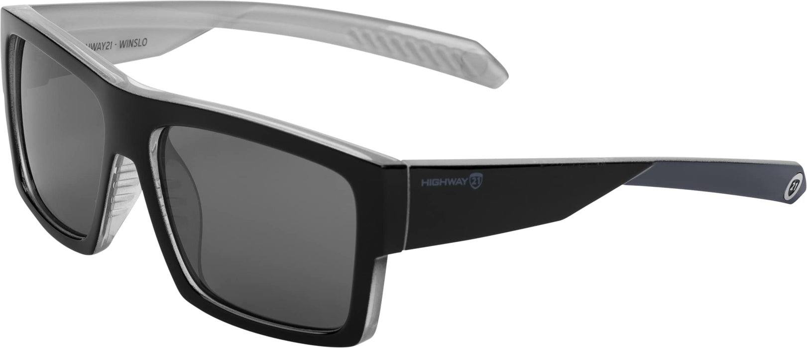 Highway 21 Winslo Sunglasses Black Oleophobic Hydrophobic Coating