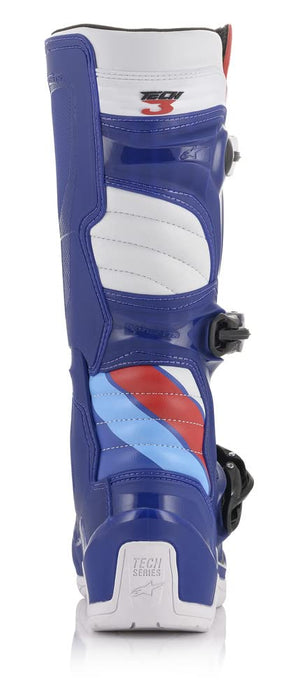 Alpinestars Tech 3 Mens MX Offroad Boots Blue/White/Red 12 USA