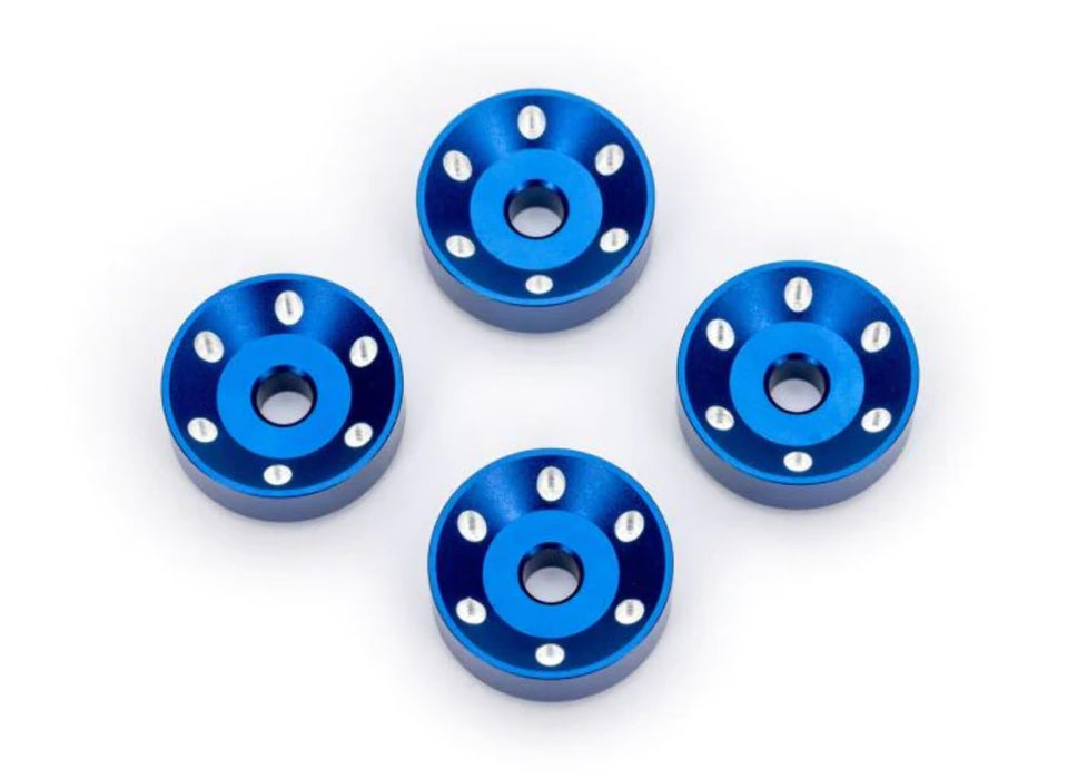 Traxxas TRA10257-BLUE WHEEL WASHERS ALUM BLUE