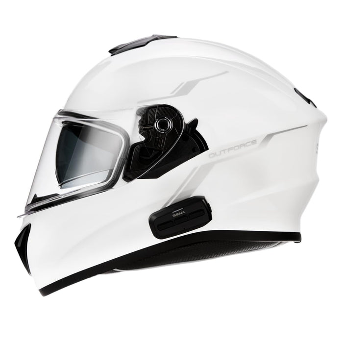 OutForce Smart Helmet Full Face (Gloss White, X-Large) (OUTFORCE-GW0XL) - SP85